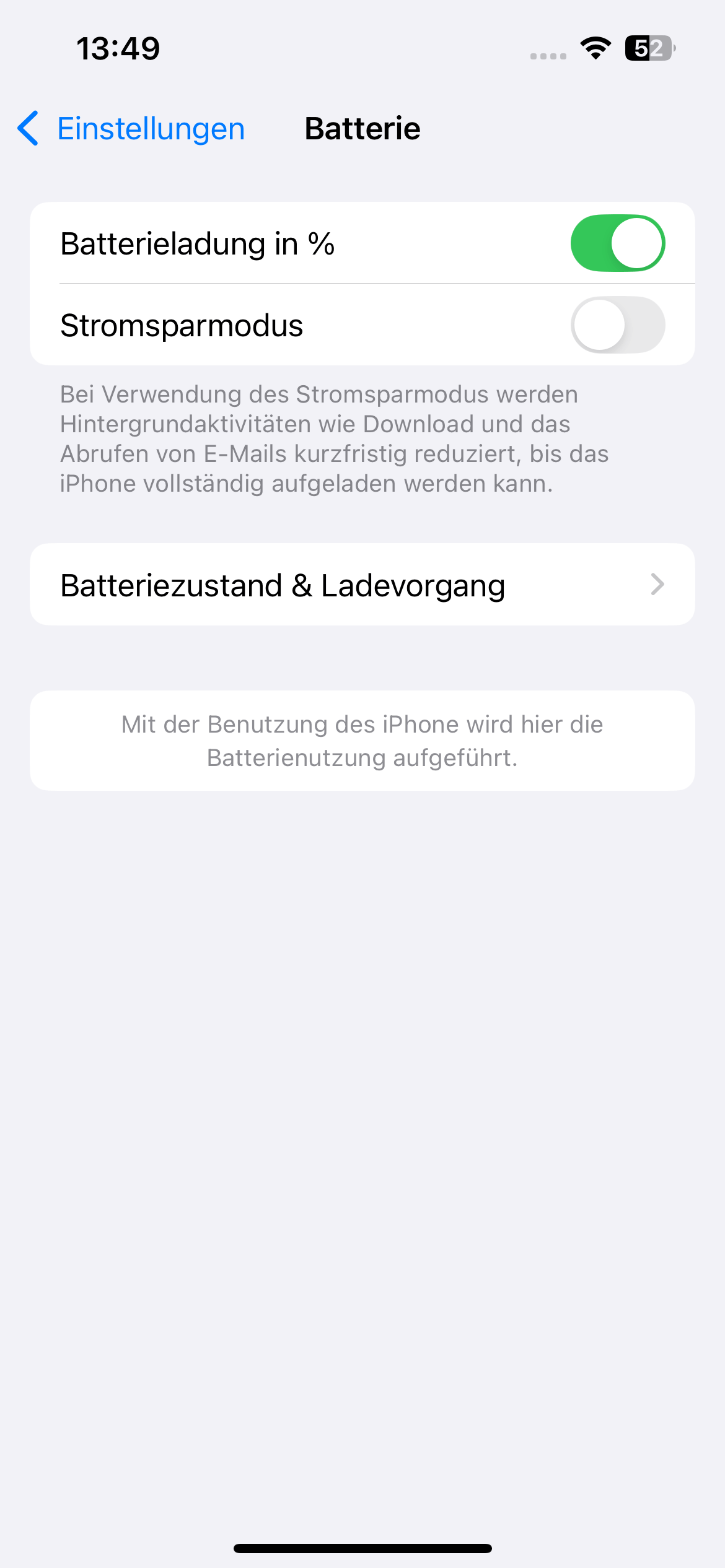 Apple iPhone Batteriezustand & Ladevorgang nach Akkutausch