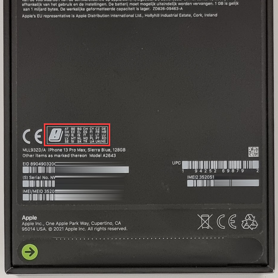 Apple iPhone 13 Pro Max 128 Gigabyte Sierra Blue Europa-Version