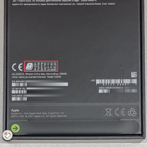 Apple iPhone 13 Pro Max 256 Gigabyte Sierra Blue Europa-Version Apple iPhone 13 Pro Max 256 Gigabyte Sierra Blue Europa-Version
