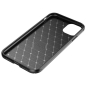 Preview: Silicone Case Carbon Style schwarz für iPhone 11 12 13 mini Pro Max innen Handybörse Linz kaufen bestellen