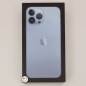 Preview: Apple iPhone 13 Pro Max 128 Gigabyte Sierra Blue blau Box vorne Handyshop Linz kaufen