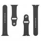 Preview: Apple Watch Standard Silicone Band schwarz TACTICAL Handyzubehör online bestellen