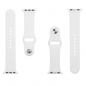 Preview: Apple Watch Standard Silicone Band weiß TACTICAL Handyzubehör online bestellen