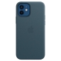 Mobile Preview: iPhone 12 mini Leder Case mit MagSafe navy blau Apple original MHKU3ZM Handyzubehör online bestellen