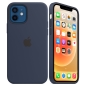 Preview: iPhone 12 mini Silicone Case marine blau mit MagSafe Apple original MHLD3ZM MHKU3ZM Handyzubehör Linz kaufen
