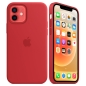 Preview: iPhone 12 mini Silicone Case rot red mit MagSafe Apple original MHKW3ZM MHL63ZM Handyshop online bestellenbestellen