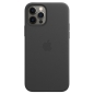 Preview: iPhone 12 Pro Max Leder Case mit MagSafe schwarz Apple original MHKA3ZM Handyzubehör online bestellen