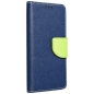 Mobile Preview: Samsung Galaxy Fancy Book Case blau/lime vorne Handyshop Linz kaufen bestellen