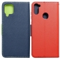 Mobile Preview: Samsung Galaxy A10 A11 A12 A13 Fancy Book Case blau rot hinten Handyzubehör Linz kaufen bestellen