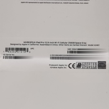 Apple iPad Pro 12.9" 256 Gigabyte 5G A2461 Space Gray NEU Box Aufkleber Handyzubehör Linz kaufen bestellen