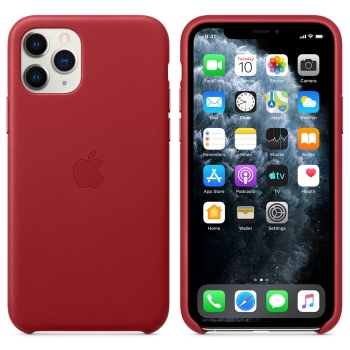 iPhone 11 Pro und Max Lederhülle Product RED rot Apple original MWYF2ZM/A Handyzubehör Linz kaufen bestellen