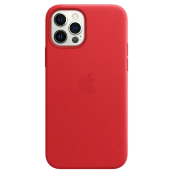 iPhone 12 Pro Max Leder Case Product red rot Apple MHKJ3ZM/A