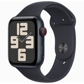 Preview: Apple Watch SE 2.Generation 40mm GPS Alu Midnight MR9X3QF/A seitlich online bestellen