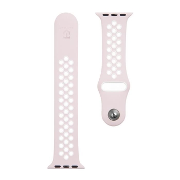 Apple Watch Sportarmband Double Silicone pink-weiß TACTICAL Handyshop Linz kaufen