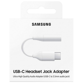 AUX Adapter USB-Type-C auf 3,5mm Klinke Samsung EE-UC10JUWE weiß