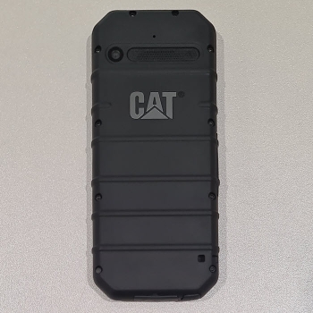 Preview: CAT B35 Outdoor Handy IP68 neuwertig hinten Handyshop online bestellen