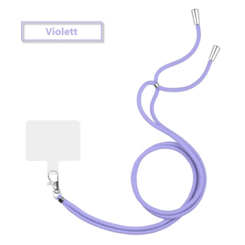 Handykette Halskette Umhängeband für Handytaschen in violett Handyshop Linz kaufen bestellen