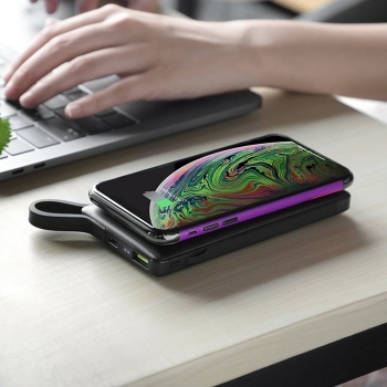 hoco S10 Power Bank wireless Qi induktiv iPhone Lighning 10000mAh Handybörse Linz kaufen