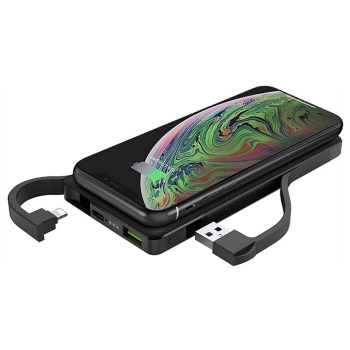 Preview: hoco S10 Power Bank wireless Qi induktiv iPhone Lighning 10000mAh Handyshop Linz kaufen