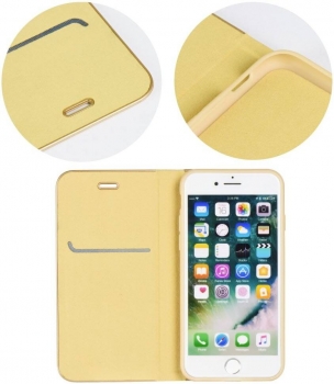 HUAWEI Handy Smartphone Klapptasche LUNA Book gold Handy Börse Linz Mobileworld