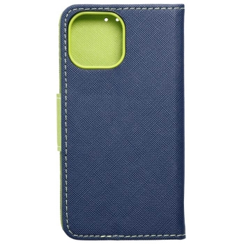 iPhone 11 12 13 mini Pro Max Fancy Book Case blau/lime hinten Handyzubehör Linz kaufen bestellen