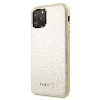 GUESS Iridescent Handycover für iPhone 11 Pro Max gold GUHCN vorne Handyshop Linz kaufen bestellen