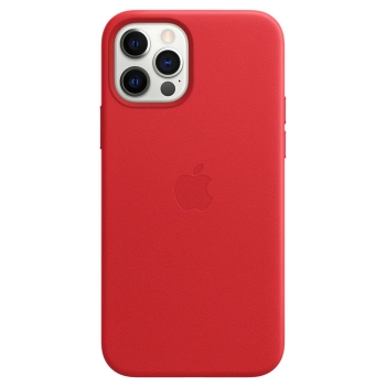 iPhone 12 Pro Max Leder Case mit MagSafe red rot Apple original MHKJ3ZM Handyshop Linz kaufen