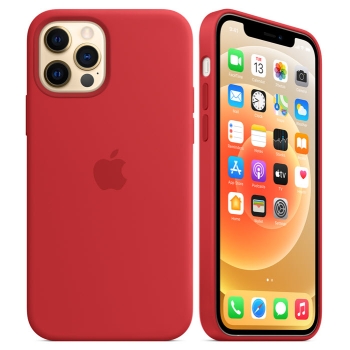 iPhone 12 Pro Max Silikon Case Product RED rot mit MagSafe Apple original MHLF3ZM MHL63ZM Handyshop Linz kaufen