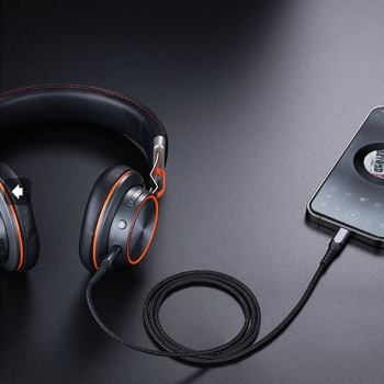 Preview: Audio Adapterkabel Apple Lightning auf 3,5mm Klinke Headset Joyroom Handyzubehör Linz kaufen