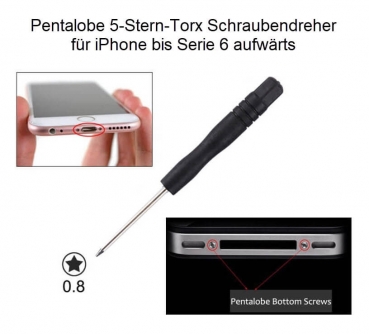 iPhone Werkzeug 15 teiliges komplett SET Pentalobe Schraubendreher Handzubehör Linz kaufen