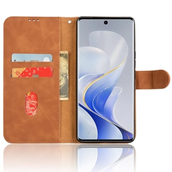 Preview: vivo V40 Klapptasche in braun innen online kaufen bestellen