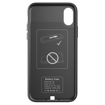 iPhone X Xs Power Case Ladehülle 3200 mAh schwarz Handybörse Linz kaufen