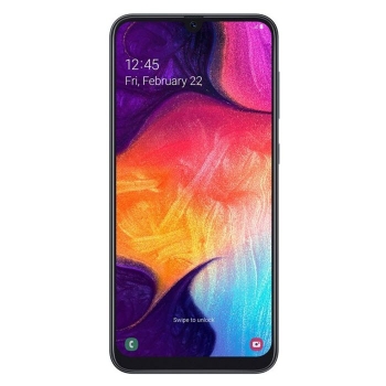 Preview: Samsung Galaxy A50 Dual 128 Gigabyte Black NEU vorne Handybörse Linz kaufen