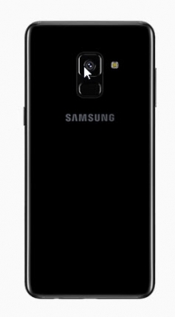 Preview: Galaxy A8 Black hinten HandyShop HandyBörse Linz MobileWorld