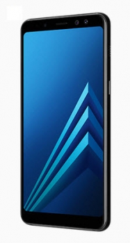 Preview: Galaxy A8 Black rechts schräg HandyShop HandyBörse Linz MobileWorld