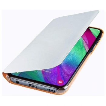 Preview: Wallet Cover für Samsung Galaxy A40 in weiß EF-WA405 offen Handyzubehör Linz kaufen