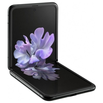 Samsung Galaxy Z Flip 256 Gigabyte Dual Mirror Black NEU aufgeklappt Handybörse online bestellen