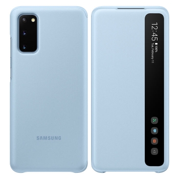 Smart Clear View Cover für Samsung Galaxy S20 in blau EF-ZG980CLE Handyshop Linz kaufen