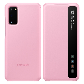 Smart Clear View Cover für Samsung Galaxy S20 in pink EF-ZG980CPE Handyshop Linz kaufen