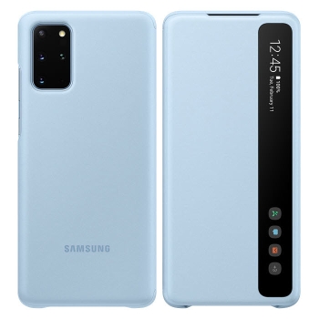 Smart Clear View Cover für Samsung Galaxy S20 Plus in blau EF-ZG985CLE Handyshop Linz kaufen