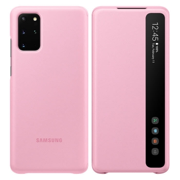 Smart Clear View Cover für Samsung Galaxy S20 Plus in pink EF-ZG985CPE Handyshop Linz kaufen
