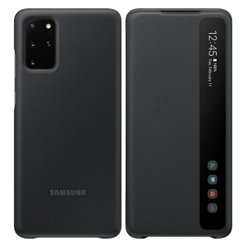 Preview: Smart Clear View Cover für Samsung Galaxy S20 Plus in schwarz EF-ZG985CBE Handyshop Linz kaufen
