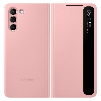 Smart Clear View Cover für Samsung Galaxy S21 in pink EF-ZG991CPE Handyshop Linz kaufen