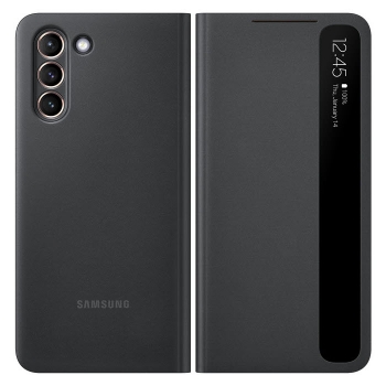 Smart Clear View Cover für Samsung Galaxy S21 in schwarz EF-ZG991CBE Handyshop Linz kaufen