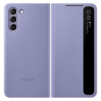 Smart Clear View Cover für Samsung Galaxy S21 in violett EF-ZG991CVE Handyshop Linz kaufen