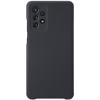 Preview: Galaxy A72 Smart S View Wallet Cover schwarz EF-EA725PBEGEU hinten Online bestellen