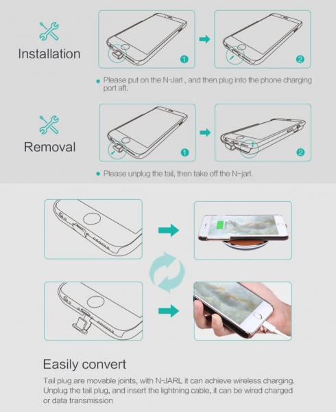 Nillkin N-Jarl Case für induktives Laden iPhone 6/6S Plus Beschreibung HandyShop Linz MobileWorld Nillkin N-Jarl Case für induktives Laden iPhone 6/6S Plus Beschreibung HandyShop Linz MobileWorld