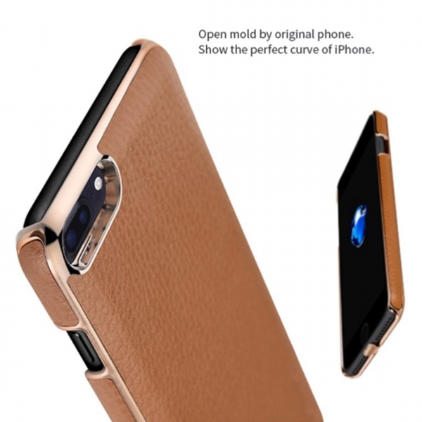 Nillkin N-Jarl Case für induktives Laden iPhone 7 Plus braun details HandyShop Linz MobileWorld