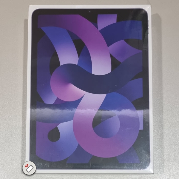 Apple iPad Air 5 2022 64 Gigabyte 5G Cellular Purple violett A2589 MME93FD/A NEU Box vorne Handyshop Linz kaufen
