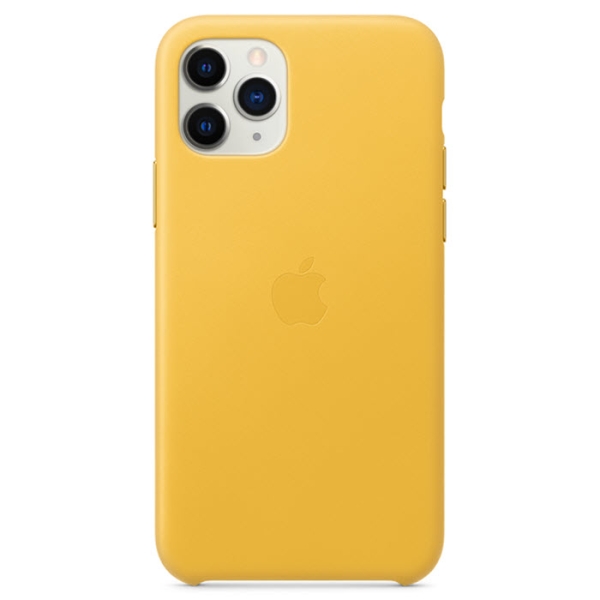 iPhone 11 Pro Leder Case Sonnengelb Sunglow Apple MWYA2ZM/A